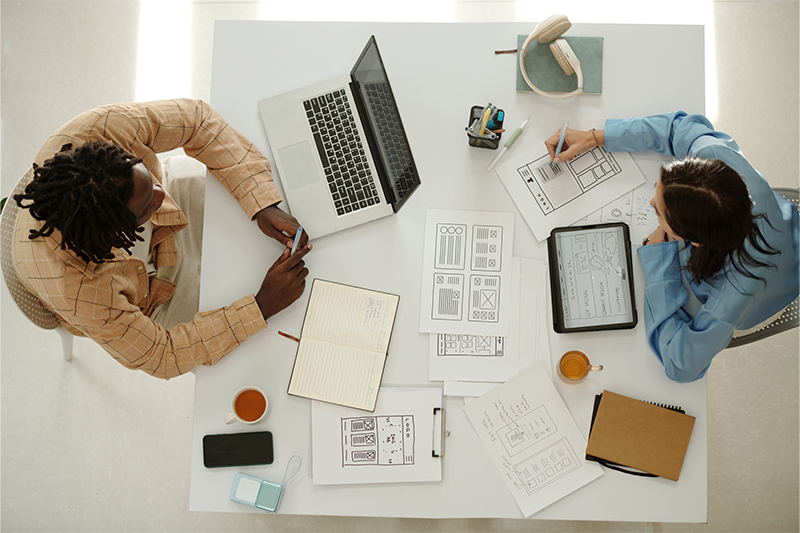 Narrata team conducting UX research in Tanzania